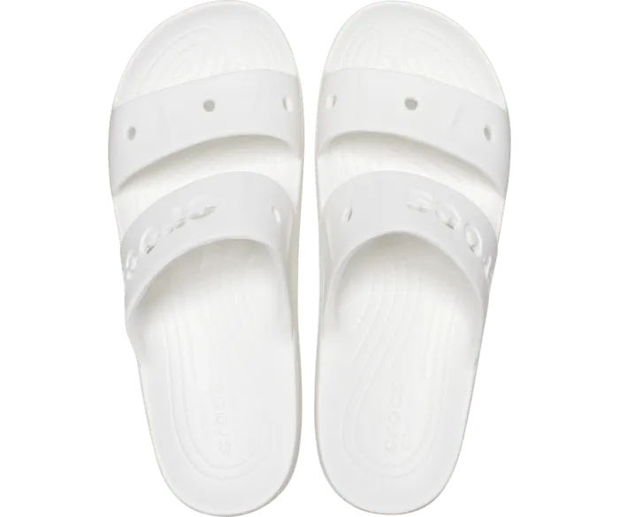 Baya Platform Sandal White Women Crocs Slides