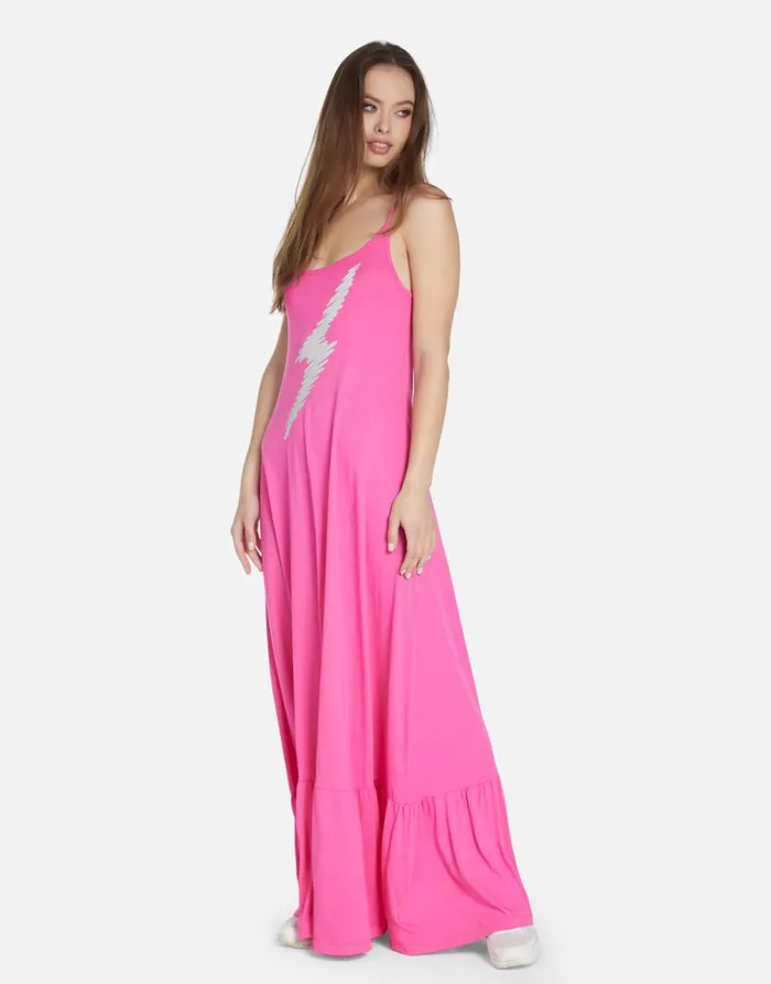 Beatrix Scribble Lightning Bright Pink Women039s Lauren Moshi Dresses