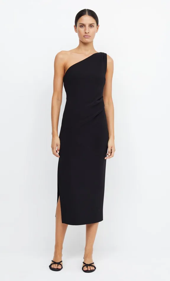 Bec Bridge Bridesmaid Dresses Women BE MINE ASYM DRESS 8211 BLACK