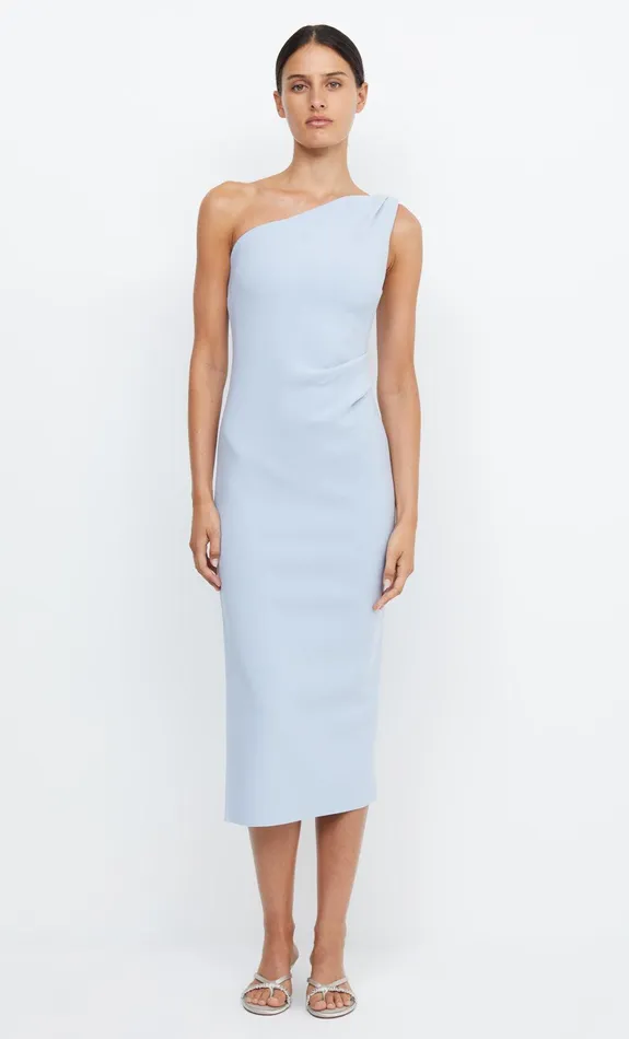 Bec Bridge Bridesmaid Dresses Women BE MINE ASYM DRESS 8211 DUSTY BLUE