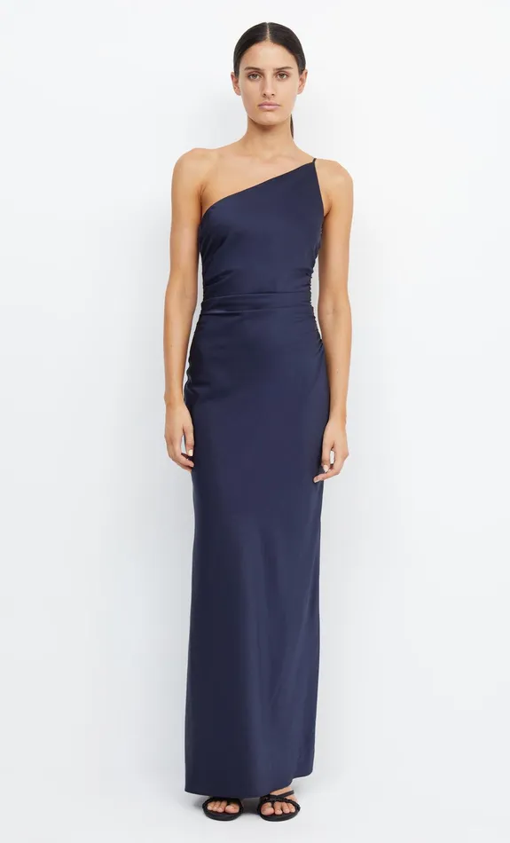 Bec Bridge Bridesmaid Dresses Women ETERNITY ASYM MAXI DRESS 8211 INK