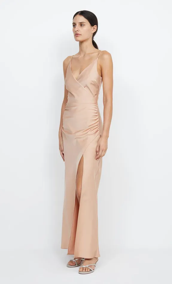 Bec Bridge Bridesmaid Dresses Women ETERNITY V MAXI DRESS 8211 ROSE GOLD