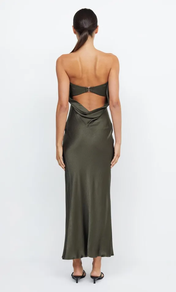 Bec Bridge Bridesmaid Dresses Women MOON DANCE STRAPLESS DRESS 8211 DARK WILLOW