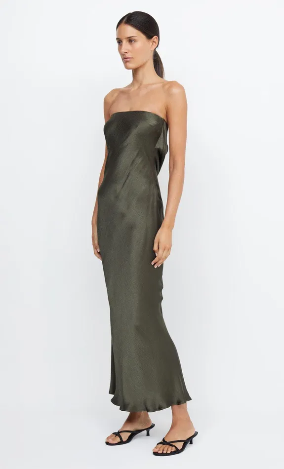 Bec Bridge Bridesmaid Dresses Women MOON DANCE STRAPLESS DRESS 8211 DARK WILLOW