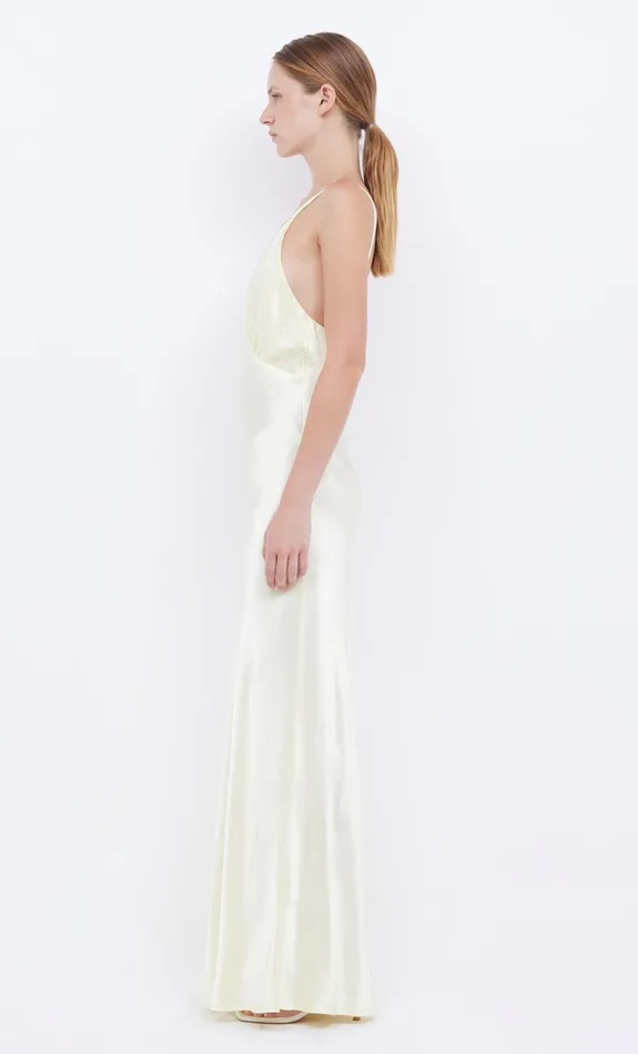 Bec Bridge Bridesmaid Dresses Women MOON DANCE V MAXI DRESS 8211 ICE YELLOW