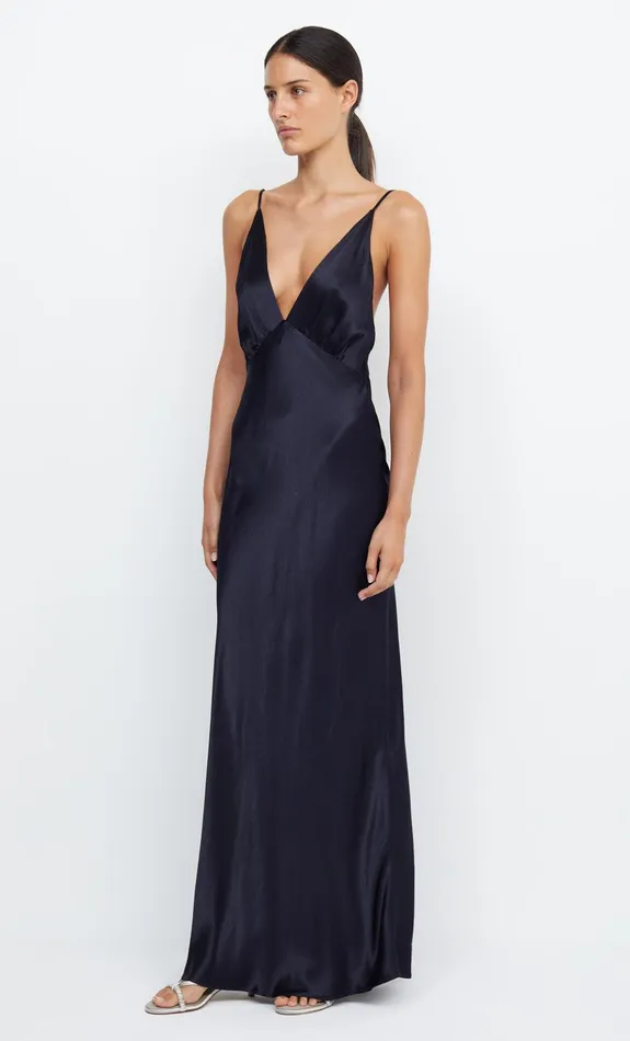 Bec Bridge Bridesmaid Dresses Women MOON DANCE V MAXI DRESS 8211 INK