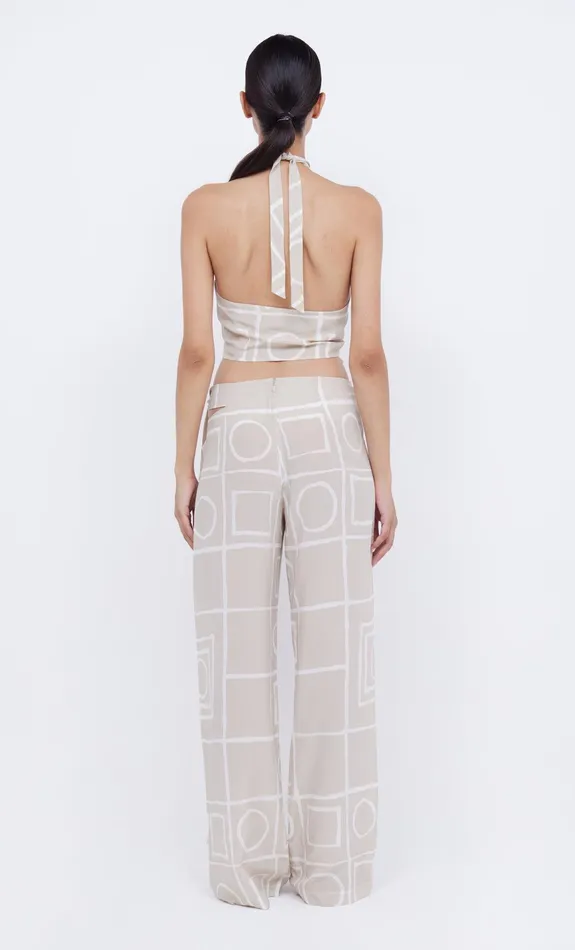 Bec Bridge Cropped Women SALMA HALTER TOP 8211 CHECKERS