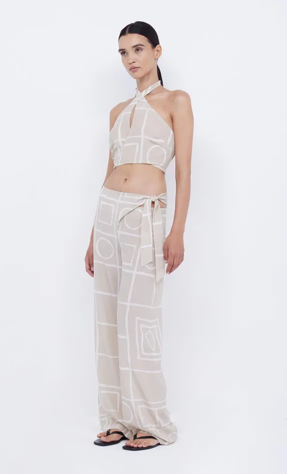 Bec Bridge Cropped Women SALMA HALTER TOP 8211 CHECKERS