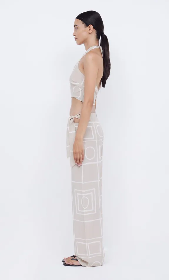 Bec Bridge Cropped Women SALMA HALTER TOP 8211 CHECKERS