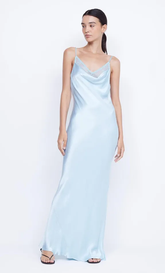 Bec Bridge Maxi Dresses Women ARABELLA BACKLESS DRESS 8211 DOLPHIN BLUE