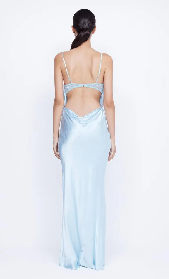 Bec Bridge Maxi Dresses Women ARABELLA BACKLESS DRESS 8211 DOLPHIN BLUE