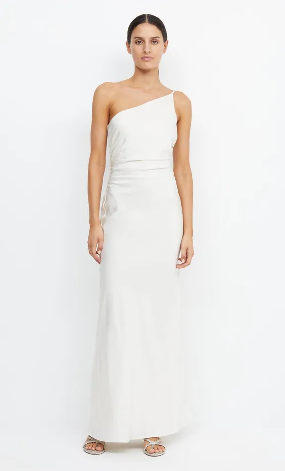 Bec Bridge Maxi Dresses Women ETERNITY ASYM MAXI DRESS 8211 CREAM