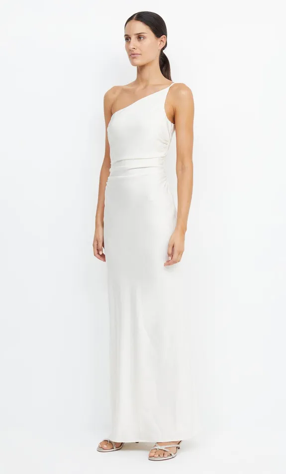Bec Bridge Maxi Dresses Women ETERNITY ASYM MAXI DRESS 8211 CREAM