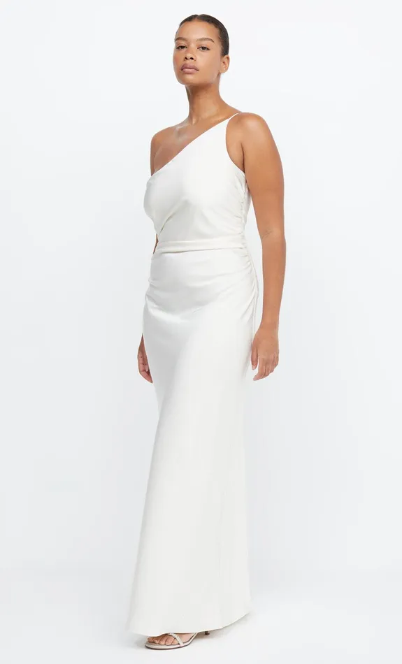 Bec Bridge Maxi Dresses Women ETERNITY ASYM MAXI DRESS 8211 CREAM