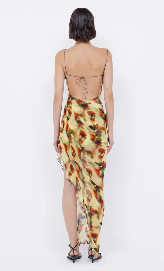 Bec Bridge Maxi Dresses Women FIORE ASYM MAXI DRESS 8211 CITRUS ROSE