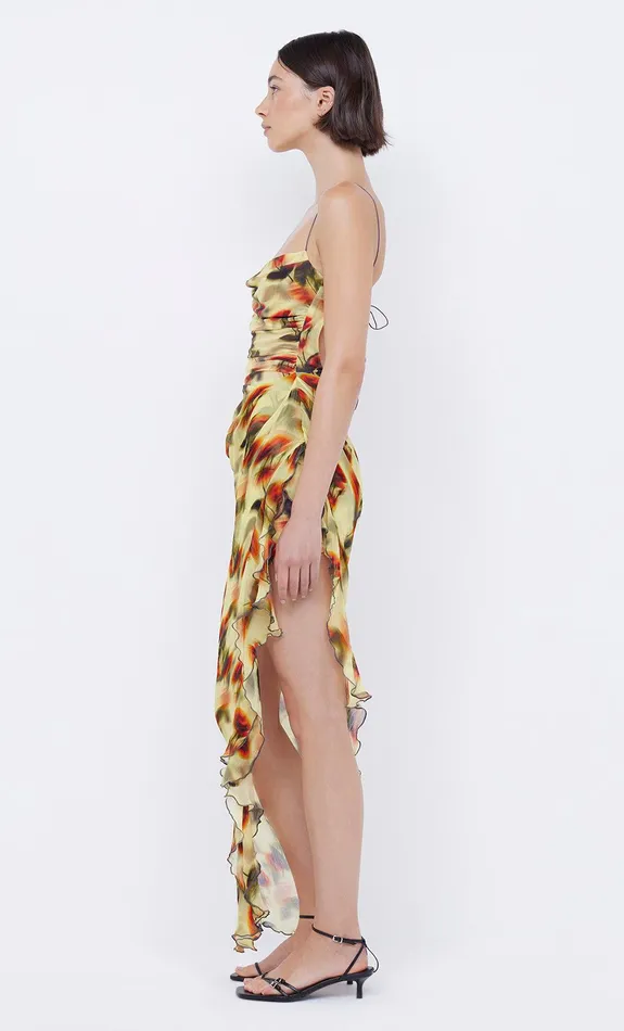 Bec Bridge Maxi Dresses Women FIORE ASYM MAXI DRESS 8211 CITRUS ROSE