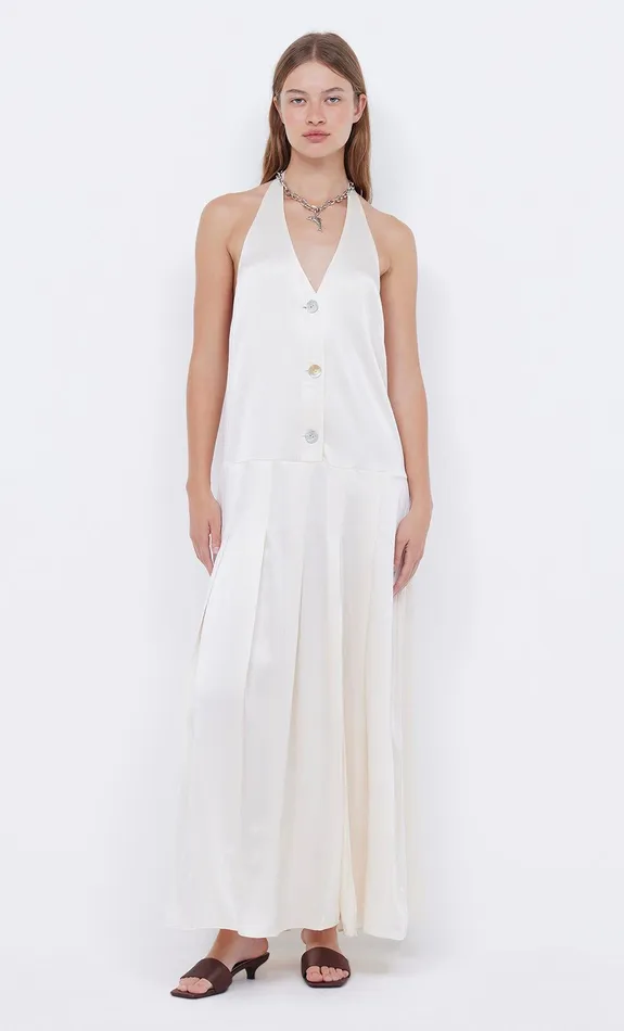Bec Bridge Maxi Dresses Women KAIA HALTER MAXI DRESS 8211 IVORY