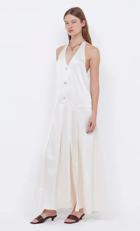Bec Bridge Maxi Dresses Women KAIA HALTER MAXI DRESS 8211 IVORY