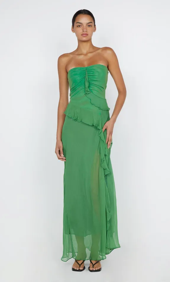 Bec Bridge Maxi Dresses Women MARESCA STRAPLESS DRESS 8211 GREEN APPLE