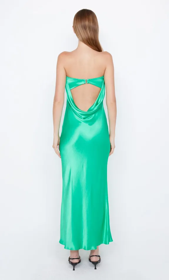 Bec Bridge Maxi Dresses Women MOON DANCE STRAPLESS DRESS 8211 EMERALD