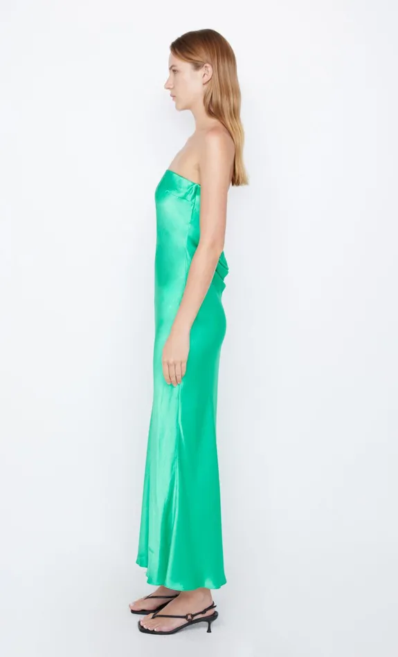 Bec Bridge Maxi Dresses Women MOON DANCE STRAPLESS DRESS 8211 EMERALD