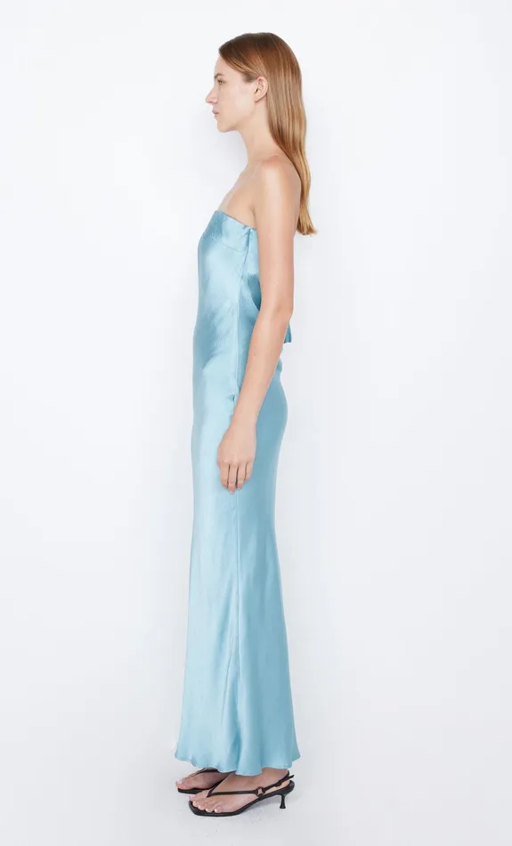 Bec Bridge Maxi Dresses Women MOON DANCE STRAPLESS DRESS 8211 SEA SPRAY