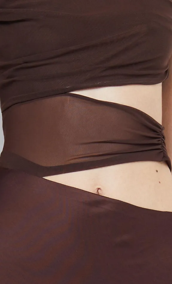 Bec Bridge Maxi Dresses Women OPHELIA MAXI DRESS 8211 COCOA