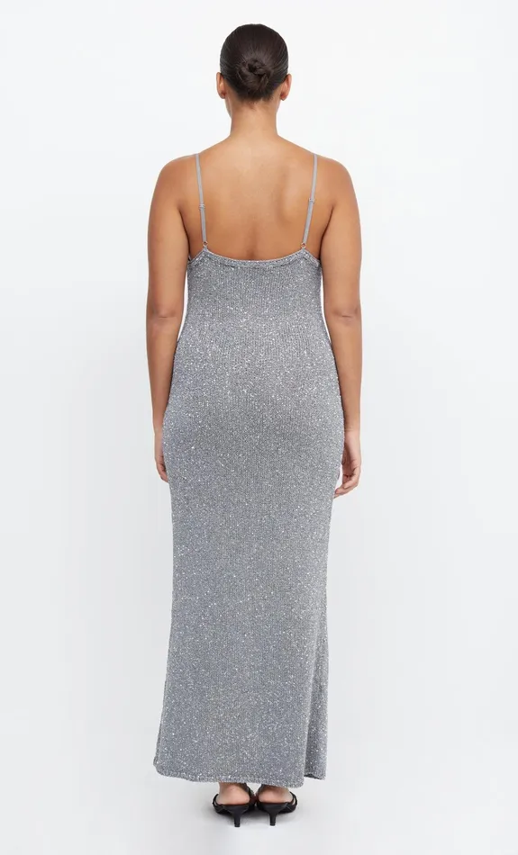 Bec Bridge Maxi Dresses Women SADIE SEQUIN KNIT SLIP DRESS 8211 CHARCOAL