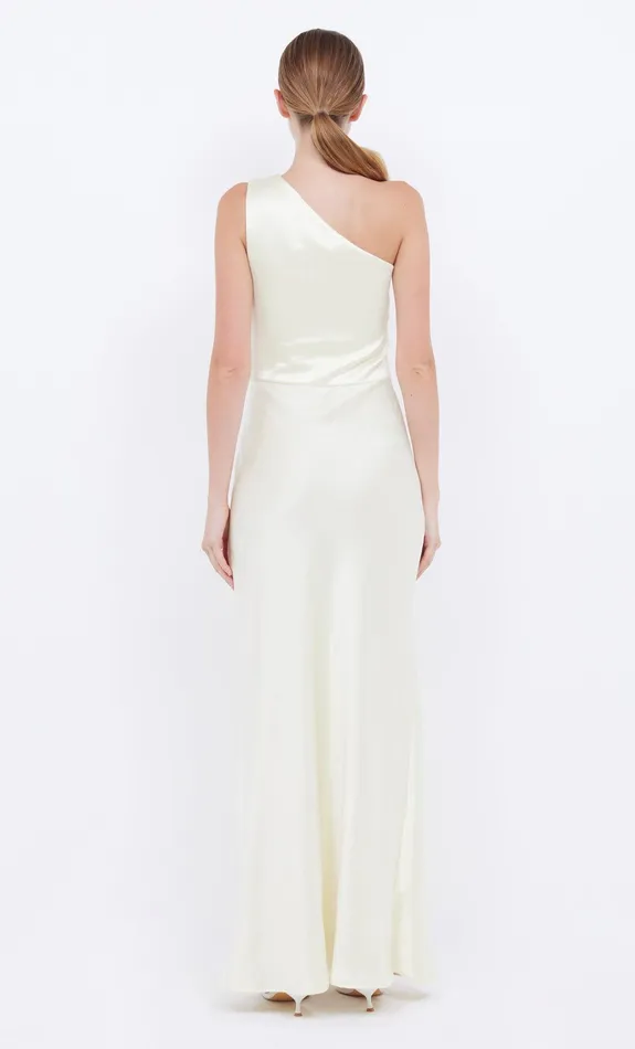 Bec Bridge Maxi Dresses Women THE DREAMER ASYM DRESS 8211 ICE YELLOW