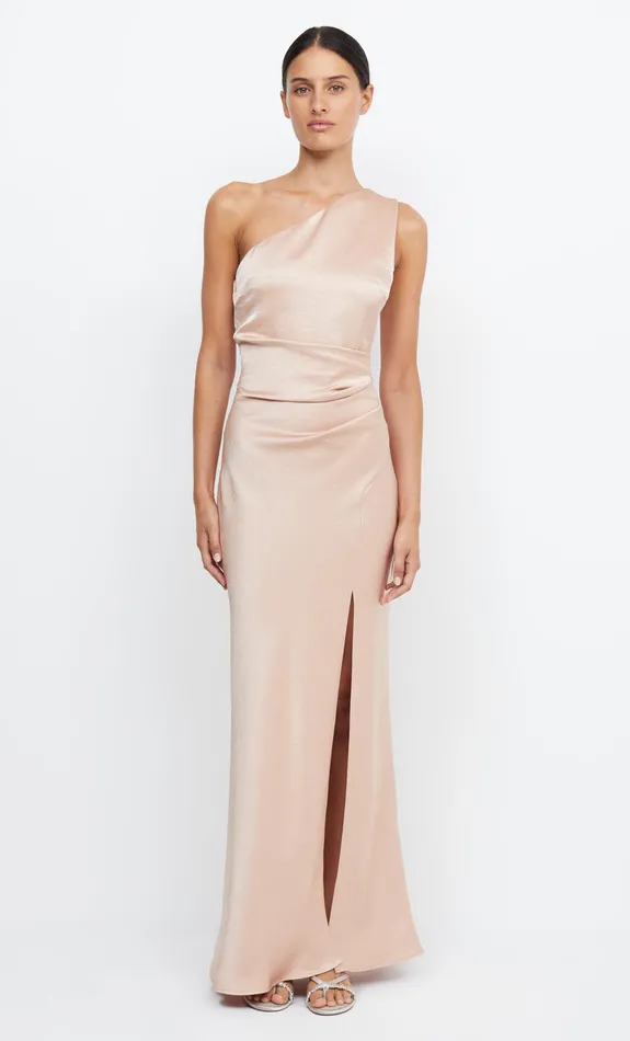 Bec Bridge Maxi Dresses Women THE DREAMER ASYM DRESS 8211 ROSE GOLD