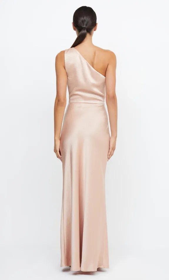 Bec Bridge Maxi Dresses Women THE DREAMER ASYM DRESS 8211 ROSE GOLD