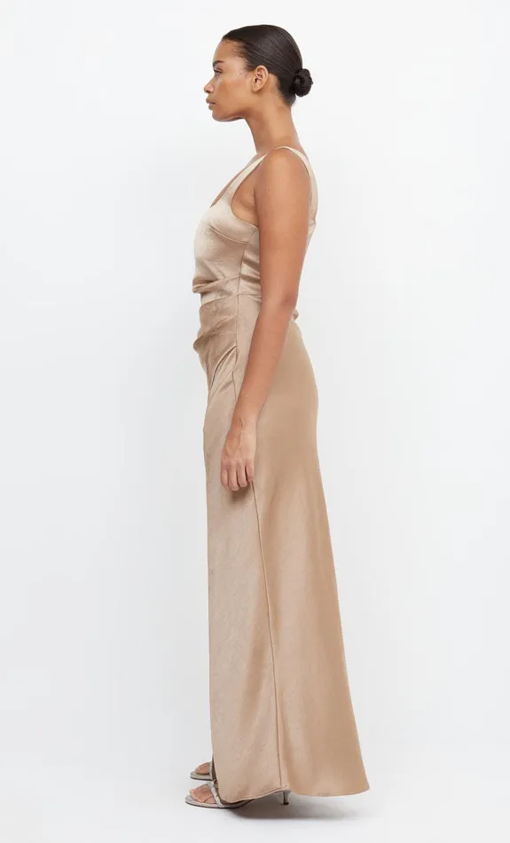 Bec Bridge Maxi Dresses Women THE DREAMER SQUARE NECK DRESS 8211 GOLDEN