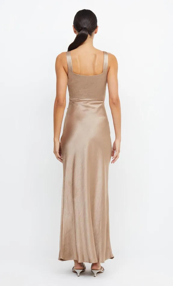 Bec Bridge Maxi Dresses Women THE DREAMER SQUARE NECK DRESS 8211 GOLDEN