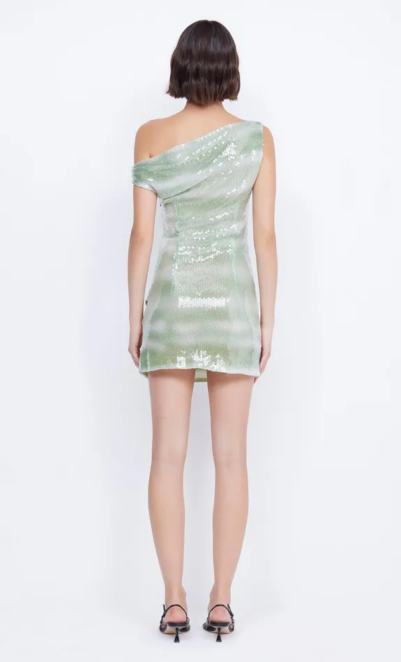 Bec Bridge Mini Dresses Women BRYDIE ASYM MINI DRESS 8211 MINT OMBRE