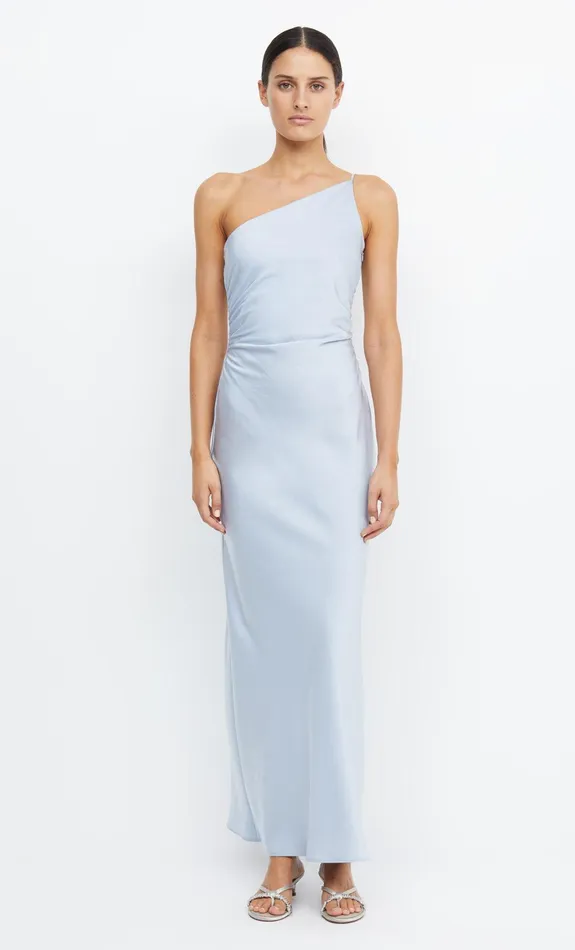 Bec Bridge Prom Dresses Women ETERNITY ASYM MAXI DRESS 8211 DUSTY BLUE