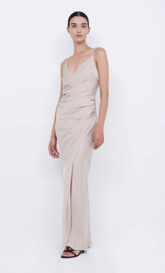 Bec Bridge Prom Dresses Women ETERNITY V MAXI DRESS 8211 SAND