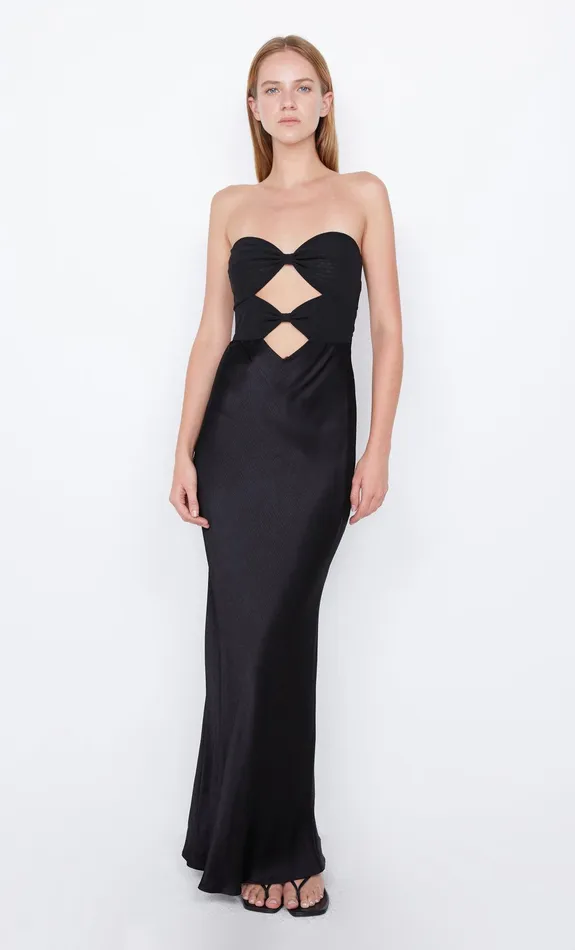 Bec Bridge Prom Dresses Women HALLE STRAPLESS DRESS 8211 BLACK