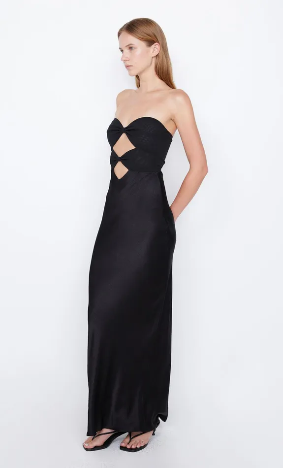 Bec Bridge Prom Dresses Women HALLE STRAPLESS DRESS 8211 BLACK