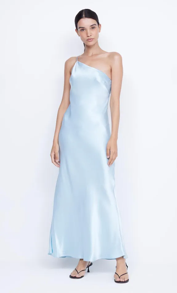 Bec Bridge Prom Dresses Women MARGAUX ASYM DRESS 8211 DOLPHIN BLUE