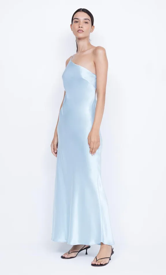 Bec Bridge Prom Dresses Women MARGAUX ASYM DRESS 8211 DOLPHIN BLUE