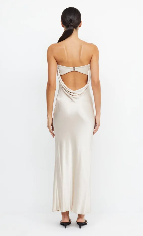 Bec Bridge Prom Dresses Women MOON DANCE STRAPLESS DRESS 8211 SAND