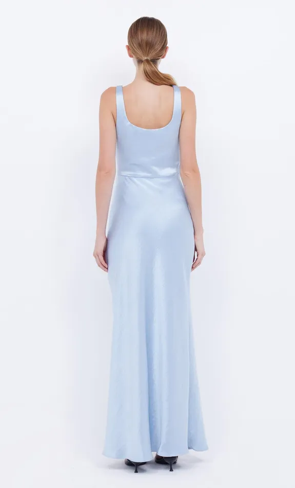 Bec Bridge Prom Dresses Women THE DREAMER SQUARE NECK DRESS 8211 DUSTY BLUE