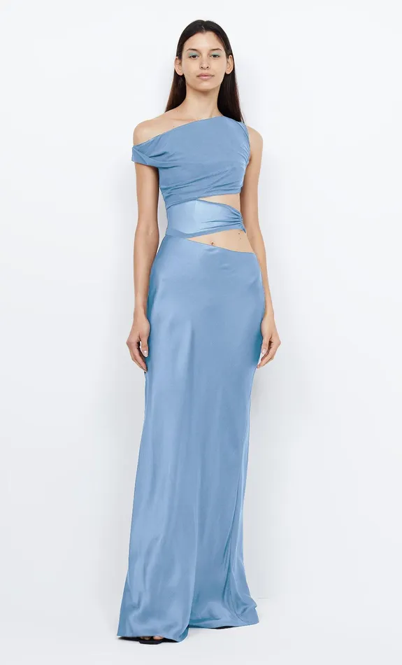 Bec Bridge Prom Dresses Women WHORL ASYM DRESS 8211 MERIDIAN BLUE