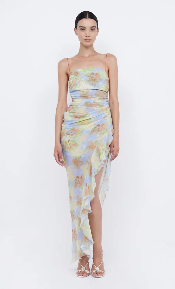 Bec Bridge Prom Dresses Women ZEPHY ASYM DRESS 8211 BLUE BLOSSOM