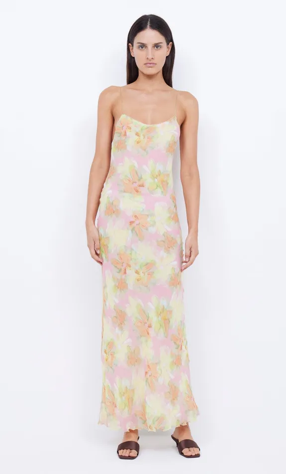 Bec Bridge Prom Dresses Women ZEPHY PRINT SLIP DRESS 8211 PINK BLOSSOM