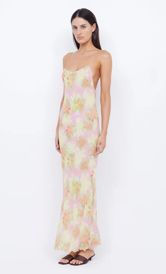 Bec Bridge Prom Dresses Women ZEPHY PRINT SLIP DRESS 8211 PINK BLOSSOM