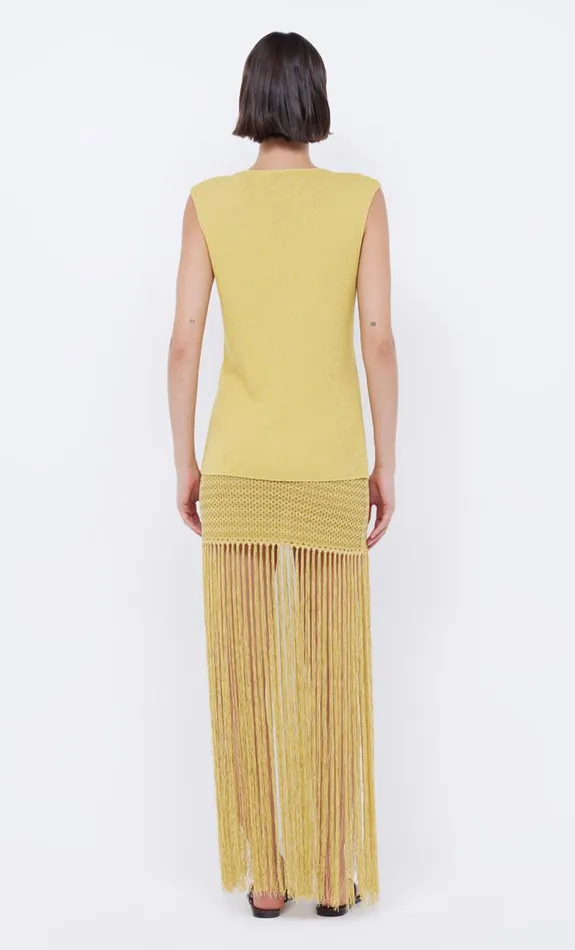 Bec Bridge Skirts Women CALISTA FRINGE MINI SKIRT 8211 CITRUS