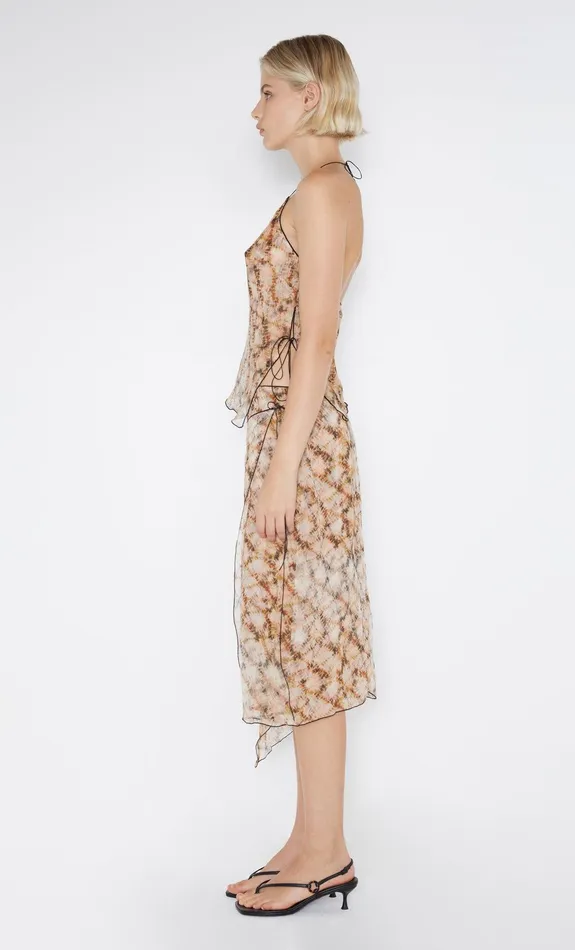 Bec Bridge Skirts Women CIEL WRAP SKIRT 8211 GEO SHIBORI