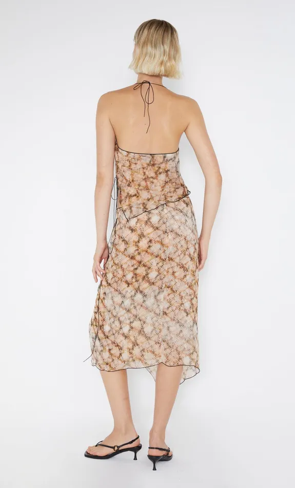 Bec Bridge Skirts Women CIEL WRAP SKIRT 8211 GEO SHIBORI