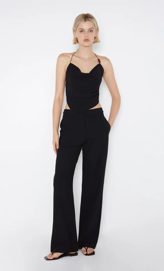 Bec Bridge Sleeveless Women DESIREE HALTER TOP 8211 BLACK